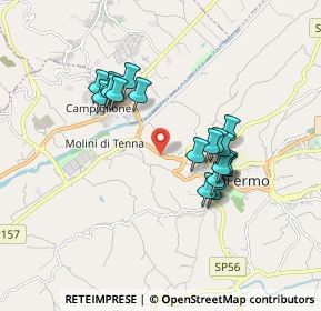 Mappa Contrada Molini di Tenna, 63900 Molini di Tenna FM, Italia (1.59579)