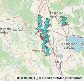 Mappa Via Massa Carrara, 53049 Torrita di Siena SI, Italia (9.70273)