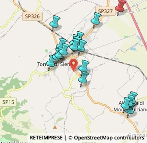 Mappa Via Massa Carrara, 53049 Torrita di Siena SI, Italia (1.8535)