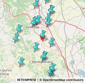 Mappa Via Massa Carrara, 53049 Torrita di Siena SI, Italia (8.8735)