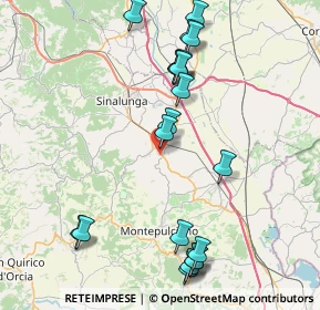 Mappa Via Massa Carrara, 53049 Torrita di Siena SI, Italia (9.41)