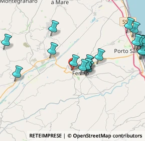 Mappa Via Gigliucci Porzia e Valeria, 63900 Fermo FM, Italia (5.002)