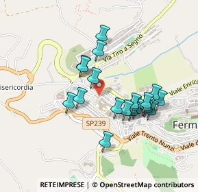 Mappa Via Gigliucci Porzia e Valeria, 63900 Fermo FM, Italia (0.406)