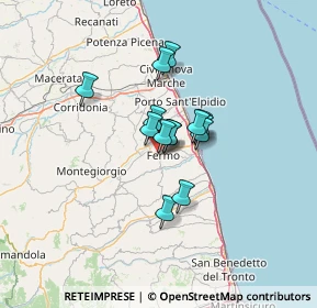 Mappa Via Gigliucci Porzia e Valeria, 63900 Fermo FM, Italia (8.27143)