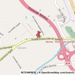 Mappa Via Trieste, 75, 63017 Fermo, Fermo (Marche)