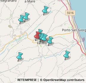 Mappa Via Bernetti, 63900 Fermo FM, Italia (2.91273)