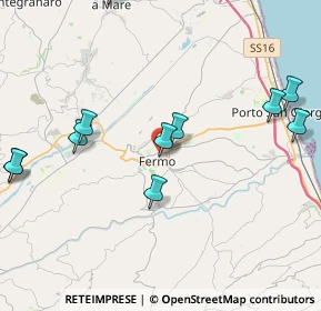 Mappa Via Bernetti, 63900 Fermo FM, Italia (5.48)