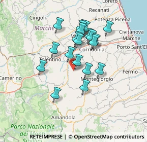 Mappa 62020 Loro Piceno MC, Italia (12.3335)