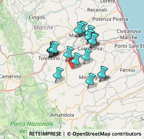 Mappa 62020 Loro Piceno MC, Italia (11.207)