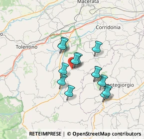 Mappa 62020 Loro Piceno MC, Italia (5.42077)