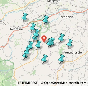 Mappa 62020 Loro Piceno MC, Italia (6.40533)