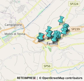 Mappa Via degli Scavi Archeologici, 63900 Fermo FM, Italia (1.239)