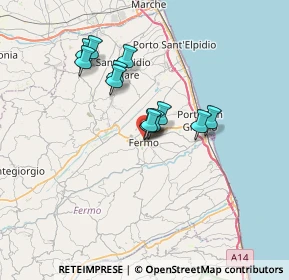 Mappa Piazzale Carducci, 63900 Fermo FM, Italia (5.46417)