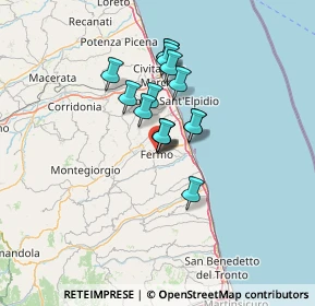 Mappa Piazzale Carducci, 63900 Fermo FM, Italia (9.34867)