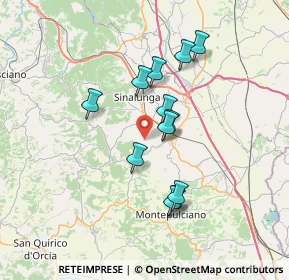Mappa Località Cetine Vecchie, 53049 Torrita di Siena SI, Italia (6.12083)