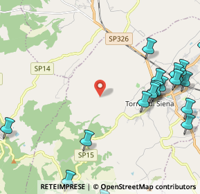 Mappa Località Cetine Vecchie, 53049 Torrita di Siena SI, Italia (3.0875)