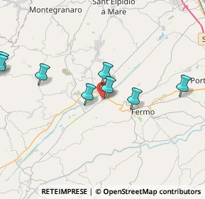 Mappa Via Carlo Cattaneo, 63900 Molini di Tenna FM, Italia (5.7725)