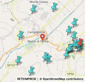 Mappa Via Carlo Cattaneo, 63900 Molini di Tenna FM, Italia (2.928)