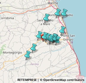 Mappa Via Carlo Cattaneo, 63900 Molini di Tenna FM, Italia (5.11071)