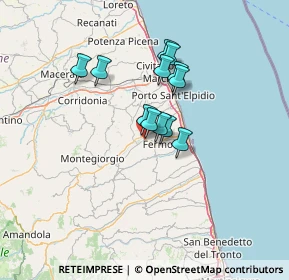Mappa SP 157, 63900 Molini di Tenna FM (9.9)