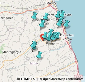Mappa SP 157, 63900 Molini di Tenna FM (5.88611)