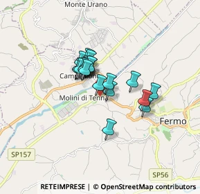 Mappa SP 157, 63900 Molini di Tenna FM (1.1305)