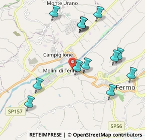 Mappa SP 157, 63900 Molini di Tenna FM (2.28462)