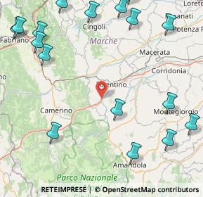 Mappa 62020 Belforte del Chienti MC, Italia (25.44412)