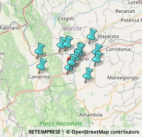 Mappa 62020 Belforte del Chienti MC, Italia (8.47077)