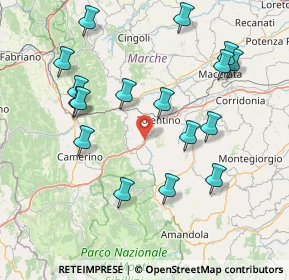 Mappa 62020 Belforte del Chienti MC, Italia (17.32706)