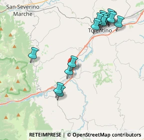 Mappa 62020 Belforte del Chienti MC, Italia (4.77467)