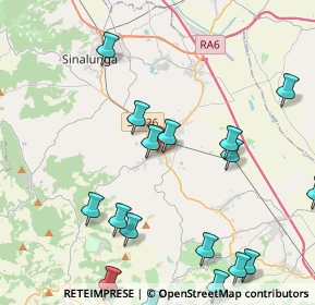 Mappa Via P.del Cadia, 53049 Torrita di Siena SI, Italia (5.9335)