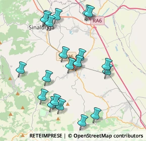 Mappa Via P.del Cadia, 53049 Torrita di Siena SI, Italia (4.3715)