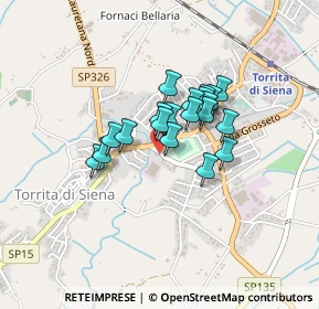 Mappa Via P.del Cadia, 53049 Torrita di Siena SI, Italia (0.2885)