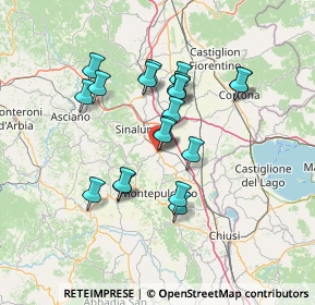 Mappa Via P.del Cadia, 53049 Torrita di Siena SI, Italia (12.0865)