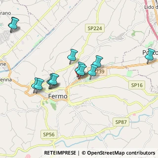 Mappa Via Giovanni da Palestrina, 63900 Fermo FM, Italia (2.02923)