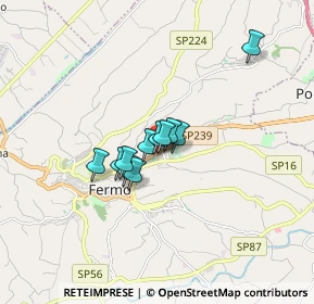 Mappa Via Lorenzo Perosi, 63900 Fermo FM, Italia (1.03818)