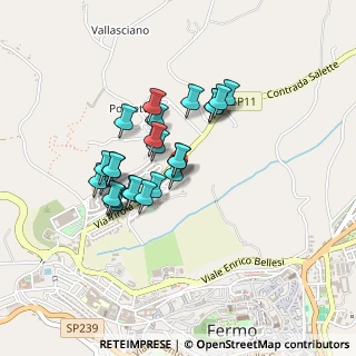 Mappa Via Vincenzo Pagani, 63900 Fermo FM, Italia (0.356)