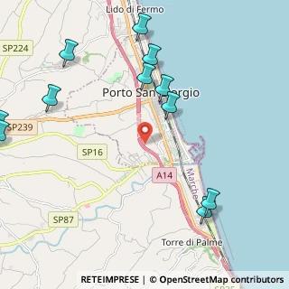 Mappa A14 - Autostrada Adriatica, 63822 Porto San Giorgio FM, Italia (2.83)