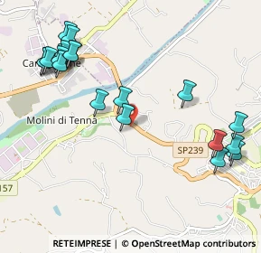 Mappa SP 239 Fermana-Faleriense, 63900 Molini di Tenna FM (1.2805)