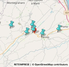 Mappa SP 239 Fermana-Faleriense, 63900 Molini di Tenna FM (6.13077)