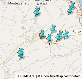 Mappa SP 239 Fermana-Faleriense, 63900 Molini di Tenna FM (4.27333)