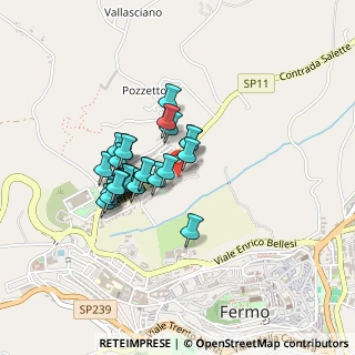Mappa Via del Fiore Jacobello, 63900 Fermo FM, Italia (0.33846)