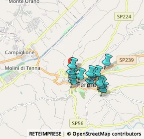 Mappa Via del Colle Vissiano, 63900 Fermo FM, Italia (1.27077)