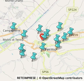 Mappa Via del Colle Vissiano, 63900 Fermo FM, Italia (1.70857)