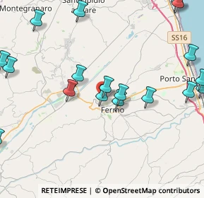 Mappa Via del Colle Vissiano, 63900 Fermo FM, Italia (5.84)