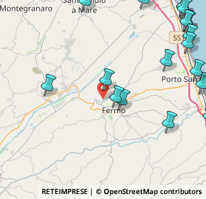 Mappa Via del Colle Vissiano, 63900 Fermo FM, Italia (6.5425)