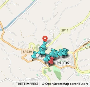 Mappa Via del Colle Vissiano, 63900 Fermo FM, Italia (0.882)