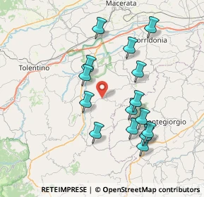 Mappa Largo Giacomo Leopardi, 62020 Loro Piceno MC, Italia (7.40467)