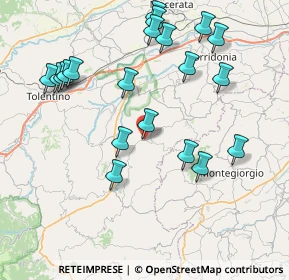 Mappa Largo Giacomo Leopardi, 62020 Loro Piceno MC, Italia (8.9975)